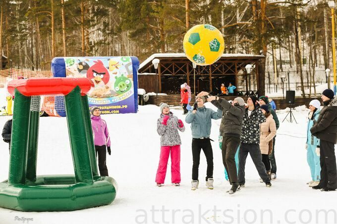 Гигантский баскетбол - аренда аттракциона для тимбилдинга