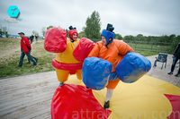 Аттракцион комичный бокс в костюмах сумоистов в аренду.